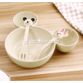 Οικολογικά φιλικά Mickey Mouse Shape Divided Plates